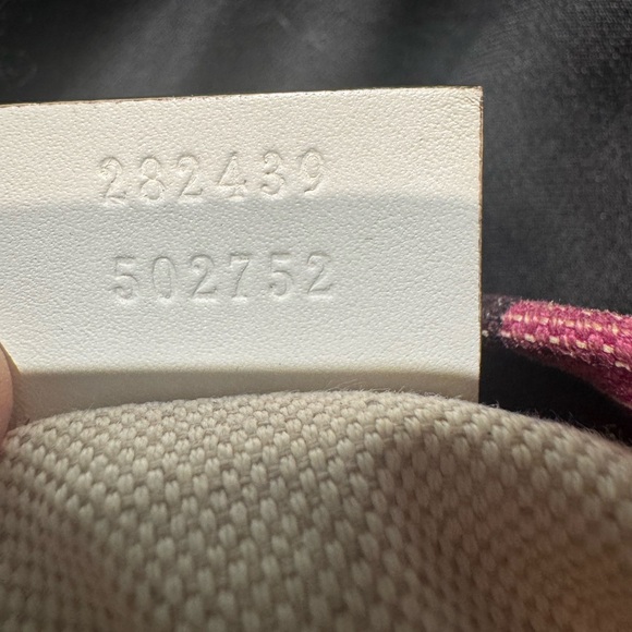 Gucci printed heart canvas tote handbag - Picture 2 of 7